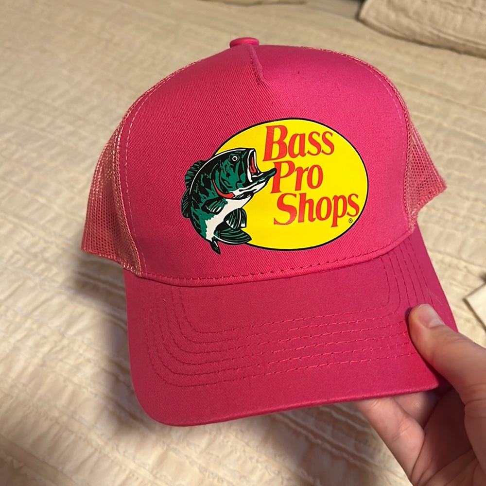 Bass pro shops pink hat
